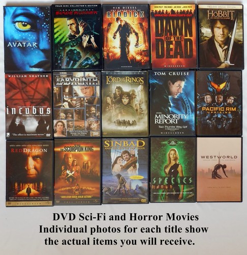 Dvds sci horror and - ,,